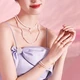 Lukfook Jewelry mipearl series 18K gold freshwater pearl ring women's fashion ring pricing F87KRTB002Y total weight about 1.08 grams - 16 pearls Lukfook Jewelry mipearl series 18K gold freshwater pearl ring women's fashion ring pricing F87KRTB002Y total weight about 1.08 grams - 16 pearls