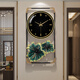 New Chinese style copper wall clock, personality, light luxury, clock, living room, modern creative clock decoration, household art, atmosphere silent clock Z-G022 and Hemeimei 38*74cm others New Chinese style copper wall clock, personality, light luxury, clock, living room, modern creative clock decoration, household art, atmosphere silent clock Z-G022 and Hemeimei 38*74cm others