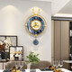 Merceda MEISD Nordic clock decoration wall clock living room minimalist deer head creative clock home modern wall hanging atmospheric fashion light luxury decoration personality simple clock plus size: 40*64cm dial 32cm Merceda MEISD Nordic clock decoration wall clock living room minimalist deer head creative clock home modern wall hanging atmospheric fashion light luxury decoration personality simple clock plus size: 40*64cm dial 32cm