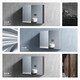 Exported to Germany doporro kitchen bathroom Nordic modern bathroom cabinet mirror cabinet storage mirror cabinet bathroom mirror 60cm oak color bathroom mirror cabinet upgrade color Exported to Germany doporro kitchen bathroom Nordic modern bathroom cabinet mirror cabinet storage mirror cabinet bathroom mirror 60cm oak color bathroom mirror cabinet upgrade color