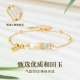 Zhenshang Silver Hetian Jade Silver Bracelet Women's Valentine's Day Anniversary Birthday Gift for Girlfriend for Wife and Mother Fashion Jewelry Zhenshang Silver Hetian Jade Silver Bracelet Women's Valentine's Day Anniversary Birthday Gift for Girlfriend for Wife and Mother Fashion Jewelry