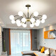 Xin Yu living room lamp simple modern atmosphere net red magic bean chandelier 2021 new Nordic restaurant chandelier bedroom lamp whole house lighting package three rooms two halls 12 gold tricolor Xin Yu living room lamp simple modern atmosphere net red magic bean chandelier 2021 new Nordic restaurant chandelier bedroom lamp whole house lighting package three rooms two halls 12 gold tricolor