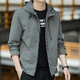 Crocodile shirt CROCODILE jacket men's spring trend men's jacket Korean casual hooded men's jacket men's all-match men's clothing GLY 3126 dark gray L Crocodile shirt CROCODILE jacket men's spring trend men's jacket Korean casual hooded men's jacket men's all-match men's clothing GLY 3126 dark gray L