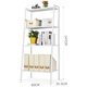 Overflowing Year of China Mobile Books Kitchen Shelf Rack Storage Balcony Flower Hand Multilayer Showcase Sequence Elegant White DKI4711W Overflowing Year of China Mobile Books Kitchen Shelf Rack Storage Balcony Flower Hand Multilayer Showcase Sequence Elegant White DKI4711W