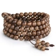 Shiyue Jewelry Agarwood Bracelets 108 Wenwan Buddha Beads Agarwood Bracelet Rosary Beads Jewelry Men's and Women's Wooden Bracelet Handle 8mm Shiyue Jewelry Agarwood Bracelets 108 Wenwan Buddha Beads Agarwood Bracelet Rosary Beads Jewelry Men's and Women's Wooden Bracelet Handle 8mm