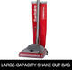 Sanitaire traditionnel à l'aspirateur de sacs commerciaux verticaux, SC684G rouge Sanitaire traditionnel à l'aspirateur de sacs commerciaux verticaux, SC684G rouge