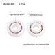 Uxcell 695 Placons en plastique 5x13x4mm Ball en nylon Cage 2 pièces Uxcell 695 Placons en plastique 5x13x4mm Ball en nylon Cage 2 pièces