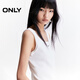 ONLY2025 autumn new large U-neck wide shoulder strap woven floral sleeveless sweater for women 12533H010 S12 bright cream white M ONLY2025 autumn new large U-neck wide shoulder strap woven floral sleeveless sweater for women 12533H010 S12 bright cream white M