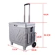 Fishing haha Diaohaha multi-functional hard cover fishing trolley box fishing bucket big wheel hard shell thickened fishing box fish bucket live fish bucket fishing box gray Fishing haha Diaohaha multi-functional hard cover fishing trolley box fishing bucket big wheel hard shell thickened fishing box fish bucket live fish bucket fishing box gray
