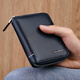 Emperor Paul POLO Short ziphead Leather Wallet Men's Coollars Leather Card Brand Card Clip Commerce Simple Blue Emperor Paul POLO Short ziphead Leather Wallet Men's Coollars Leather Card Brand Card Clip Commerce Simple Blue