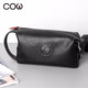 French COW men's handbag men's bag trendy version handbag personalized casual large capacity clutch men's wallet C-9821 handbag black label French COW men's handbag men's bag trendy version handbag personalized casual large capacity clutch men's wallet C-9821 handbag black label