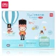 Deli deli16K/10 pages transparent frosted belt cut corner self-adhesive bag leather bag book film with name mount school gift 70565 Deli deli16K/10 pages transparent frosted belt cut corner self-adhesive bag leather bag book film with name mount school gift 70565