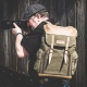 TARION German camera bag SLR backpack portable leather canvas camera bag Canon Nikon liner bag M02 jungle green TARION German camera bag SLR backpack portable leather canvas camera bag Canon Nikon liner bag M02 jungle green