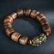 Yanyun Jewelry Agarwood Bracelet Brunei Old Material Buddha Beads Wooden Bracelets Rosary Barrel Beads Wood Decoration Pixiu Tiger Eye Stone Wenwan Bracelet Men's Style 15mm Yanyun Jewelry Agarwood Bracelet Brunei Old Material Buddha Beads Wooden Bracelets Rosary Barrel Beads Wood Decoration Pixiu Tiger Eye Stone Wenwan Bracelet Men's Style 15mm