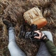TARION German camera bag SLR backpack portable leather canvas camera bag Canon Nikon liner bag M02 jungle green TARION German camera bag SLR backpack portable leather canvas camera bag Canon Nikon liner bag M02 jungle green
