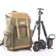TARION German camera bag SLR backpack portable leather canvas camera bag Canon Nikon liner bag M02 jungle green TARION German camera bag SLR backpack portable leather canvas camera bag Canon Nikon liner bag M02 jungle green