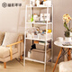Overflowing Year of China Mobile Books Kitchen Shelf Rack Storage Balcony Flower Hand Multilayer Showcase Sequence Elegant White DKI4711W Overflowing Year of China Mobile Books Kitchen Shelf Rack Storage Balcony Flower Hand Multilayer Showcase Sequence Elegant White DKI4711W
