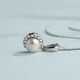 Pirate ship pirateship necklace female S925 silver freshwater pearl female necklace pendant simple and versatile collarbone chain Pirate ship pirateship necklace female S925 silver freshwater pearl female necklace pendant simple and versatile collarbone chain