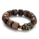 Yanyun Jewelry Agarwood Bracelet Brunei Old Material Buddha Beads Wooden Bracelets Rosary Barrel Beads Wood Decoration Pixiu Tiger Eye Stone Wenwan Bracelet Men's Style 15mm Yanyun Jewelry Agarwood Bracelet Brunei Old Material Buddha Beads Wooden Bracelets Rosary Barrel Beads Wood Decoration Pixiu Tiger Eye Stone Wenwan Bracelet Men's Style 15mm