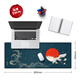 Flying LESAILES800*300*3mm Cloud Crane Gaming Gaming Mouse Pad Oversized Computer Keyboard Desk Pad Easy to Clean Flying LESAILES800*300*3mm Cloud Crane Gaming Gaming Mouse Pad Oversized Computer Keyboard Desk Pad Easy to Clean