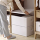 Jiajie Youpin Storage Supplies Storage Box Foldable Storage Box Thick Environmental Protection Large 56L1 White with Lid Jiajie Youpin Storage Supplies Storage Box Foldable Storage Box Thick Environmental Protection Large 56L1 White with Lid