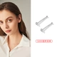 Warme Farben 999 silver diamond ear sticks ear piercing small earrings women's ear sticks sleep free ear piercing anti-blocking needle earrings 1 pair of 999 silver nourishing earrings Warme Farben 999 silver diamond ear sticks ear piercing small earrings women's ear sticks sleep free ear piercing anti-blocking needle earrings 1 pair of 999 silver nourishing earrings
