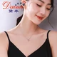 Demi Jewelry About 8mm Pink Purple Freshwater Pearl Necklace Pendant S925 Silver Smiling Clavicle Chain as a Gift for Girlfriend Demi Jewelry About 8mm Pink Purple Freshwater Pearl Necklace Pendant S925 Silver Smiling Clavicle Chain as a Gift for Girlfriend