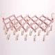 Tianyuanju 29 Clip Roller Second Clothes Drying Rack Windproof Multi-head Foldable Telescopic Multifunctional Clothes Hanger Washing/Ironing Macaron Pink Tianyuanju 29 Clip Roller Second Clothes Drying Rack Windproof Multi-head Foldable Telescopic Multifunctional Clothes Hanger Washing/Ironing Macaron Pink