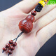 Wooden back Leafy red sandalwood wood carving small old man old man pendant gift antique Wenwan handle piece birthday gift for middle-aged and old people wood carving craft gift pendant/handle piece Wooden back Leafy red sandalwood wood carving small old man old man pendant gift antique Wenwan handle piece birthday gift for middle-aged and old people wood carving craft gift pendant/handle piece