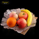 Flevenz lead-free glass fruit bowl fruit bucket sunflower flower creative dried fruit bowl fruit basket large fruit bowl transparent color Flevenz lead-free glass fruit bowl fruit bucket sunflower flower creative dried fruit bowl fruit basket large fruit bowl transparent color