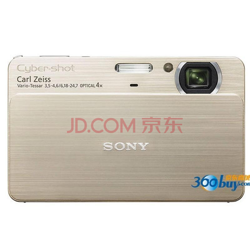 索尼(sony)t700(金色)数码相机 1010万有效像素 4倍光学变焦 卡尔