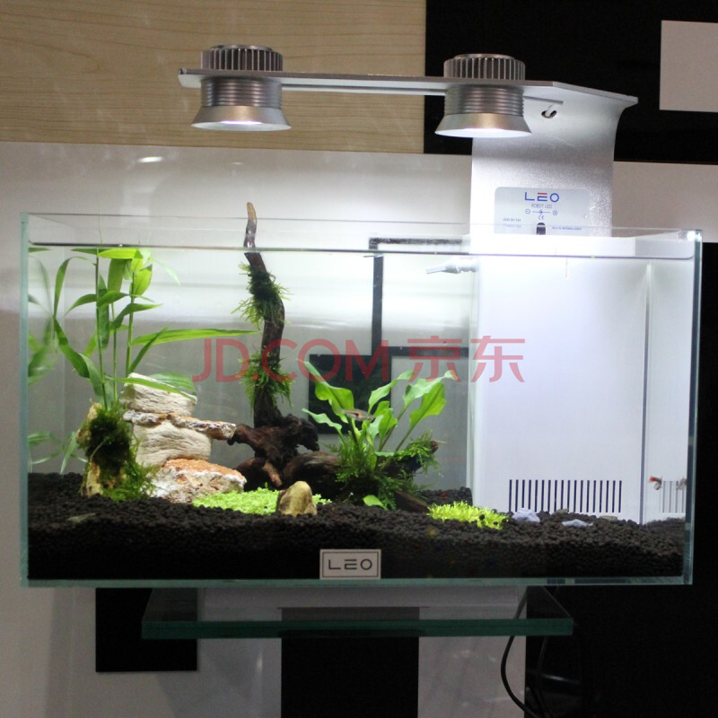 超白生态造景迷你led鱼缸水族箱