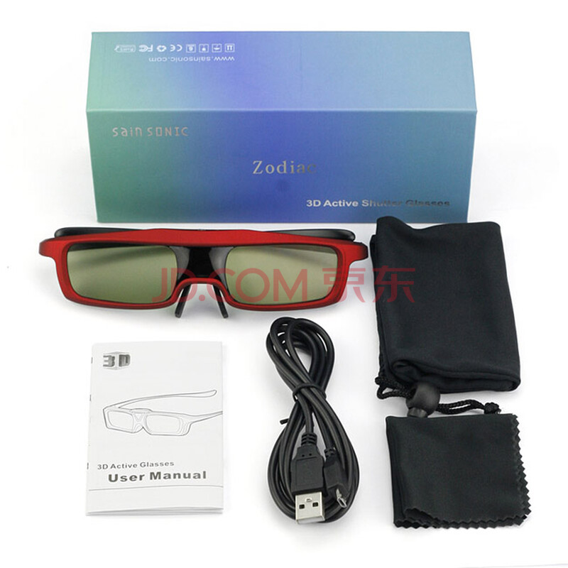 SainSonic索尼Sony红外3D电视专用主动快门式