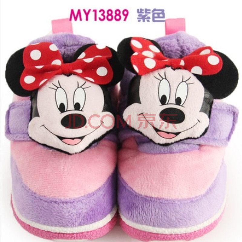 迪士尼ddisney 米奇/米妮/小熊维尼 立体头像卡通童鞋