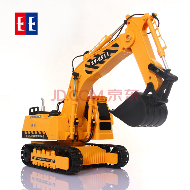 超大型工程车电动挖土机模型大吊车儿童礼物男孩玩具