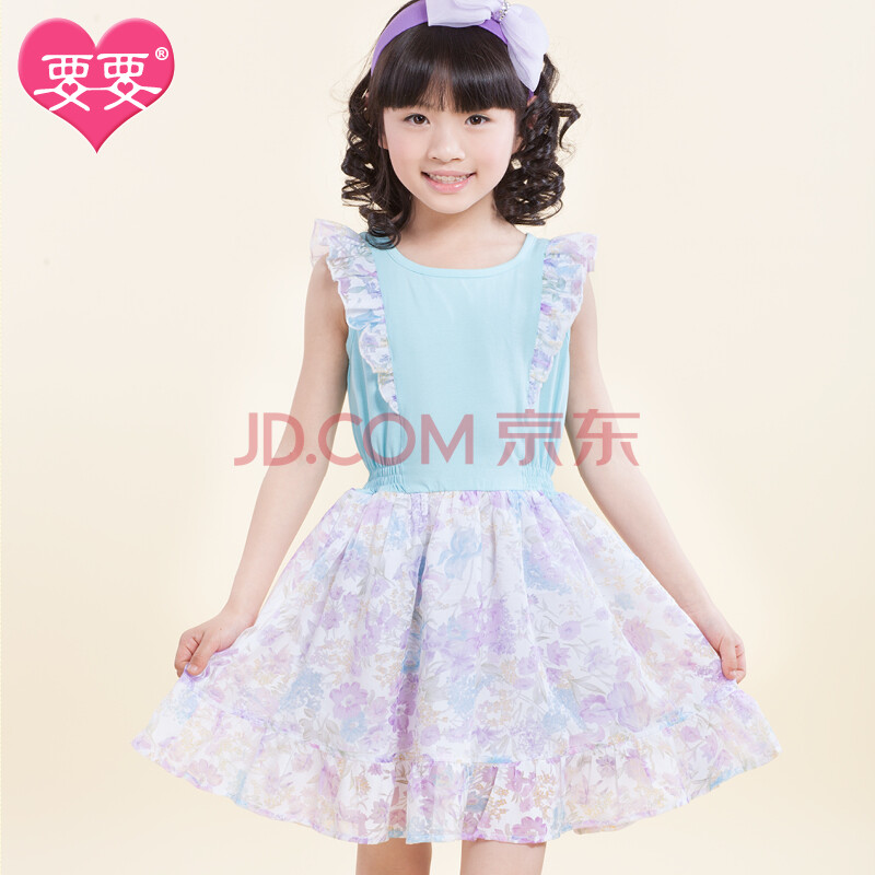 <em>12岁女童</em>大童小女孩<em>连衣裙</em>
