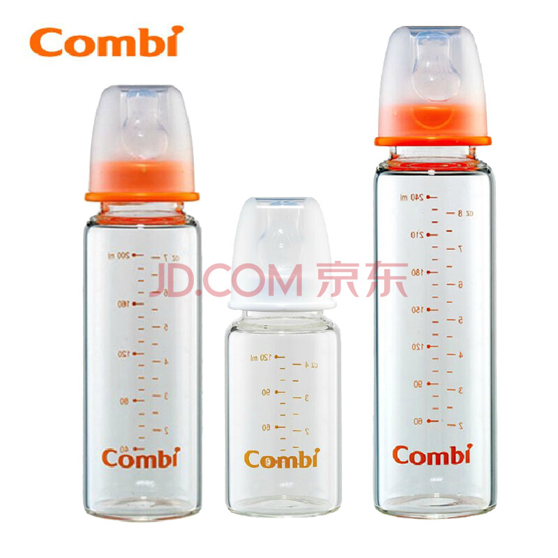 Combi康贝 标准口径耐热玻璃奶瓶 120ml\/200