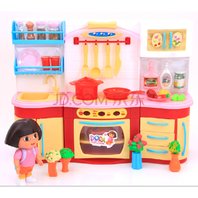朵拉厨房便宜价格 朵拉玩具 正版厨房质量好吗