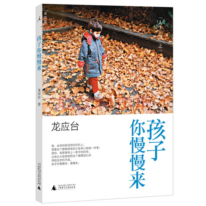 龙应台"人生三书"之一 孩子你慢慢来(插图新版)