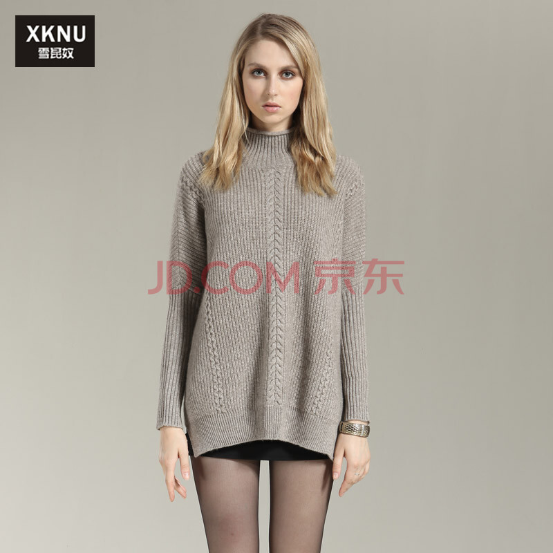 女士加厚针织<em>毛衣</em>长款针织<em>毛衣手编</em>长款<em>毛衣</em>