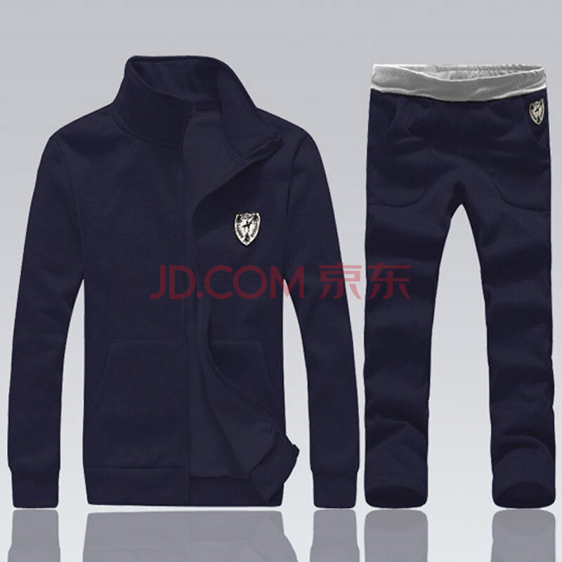 时尚韩版休闲修身立领运动两件