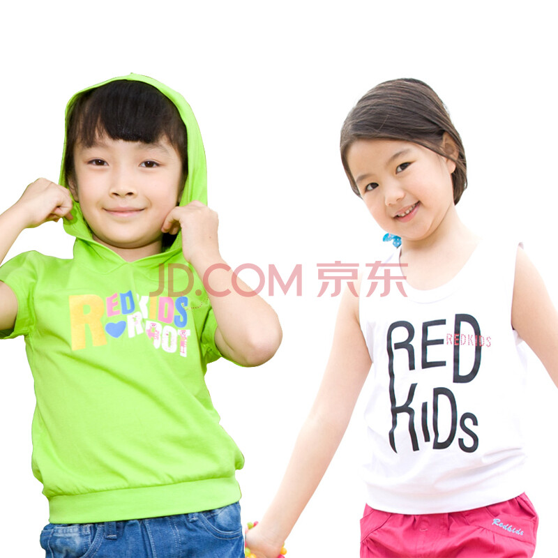 <em>红孩儿童装+女童</em>t恤/背心组合
