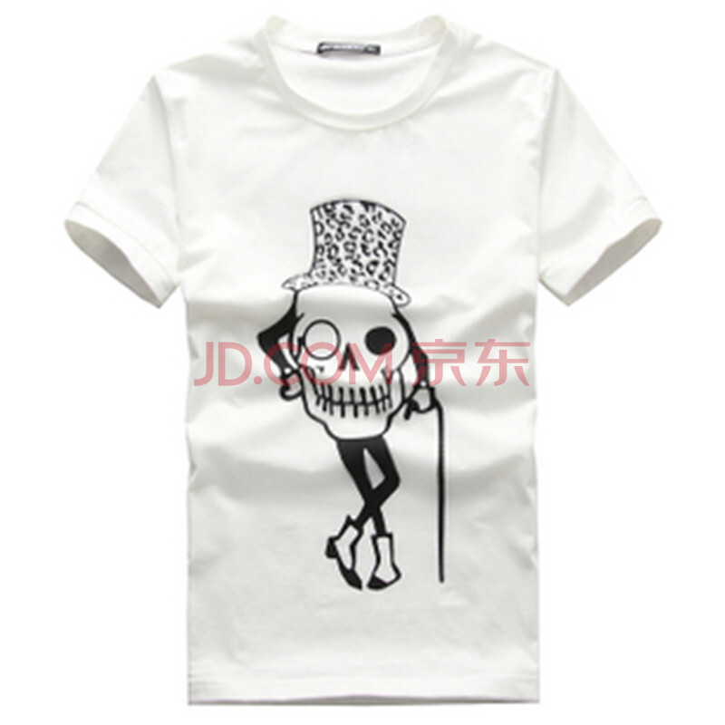 骷髅头t恤男短袖哪种好 骷髅t恤男潮款牌子同款