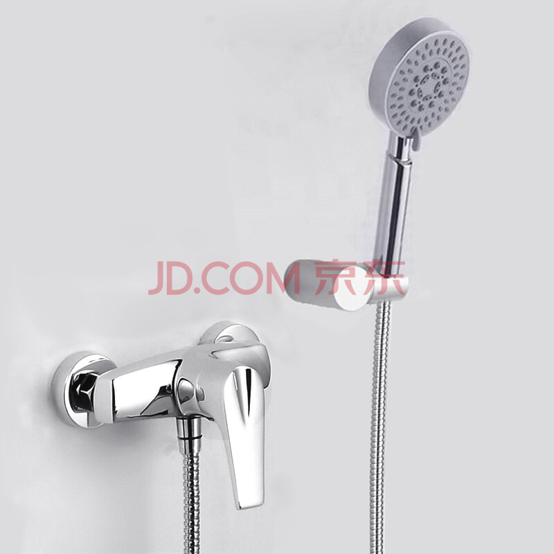 卡朋卫浴+全铜陶瓷阀芯冷热水淋浴龙头+手持