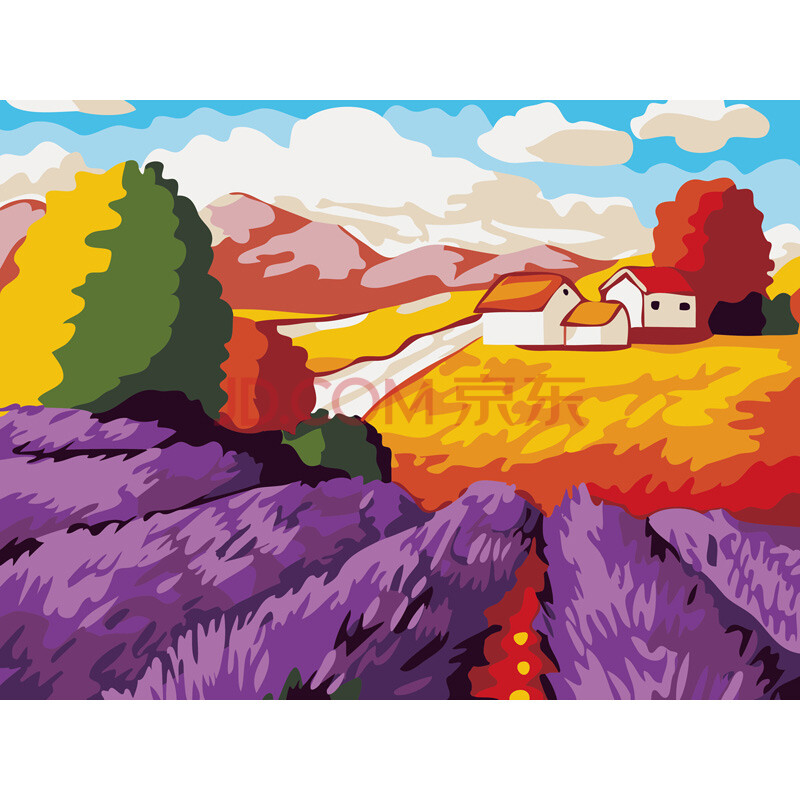 手工画数字油画牌子好不好 diy自画手绘数字油