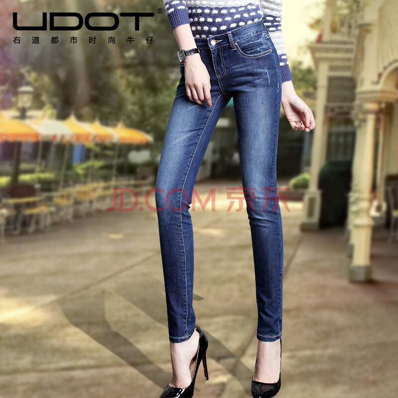 冬季加绒牛仔裤女中腰弹力牌子好不好 哪款好