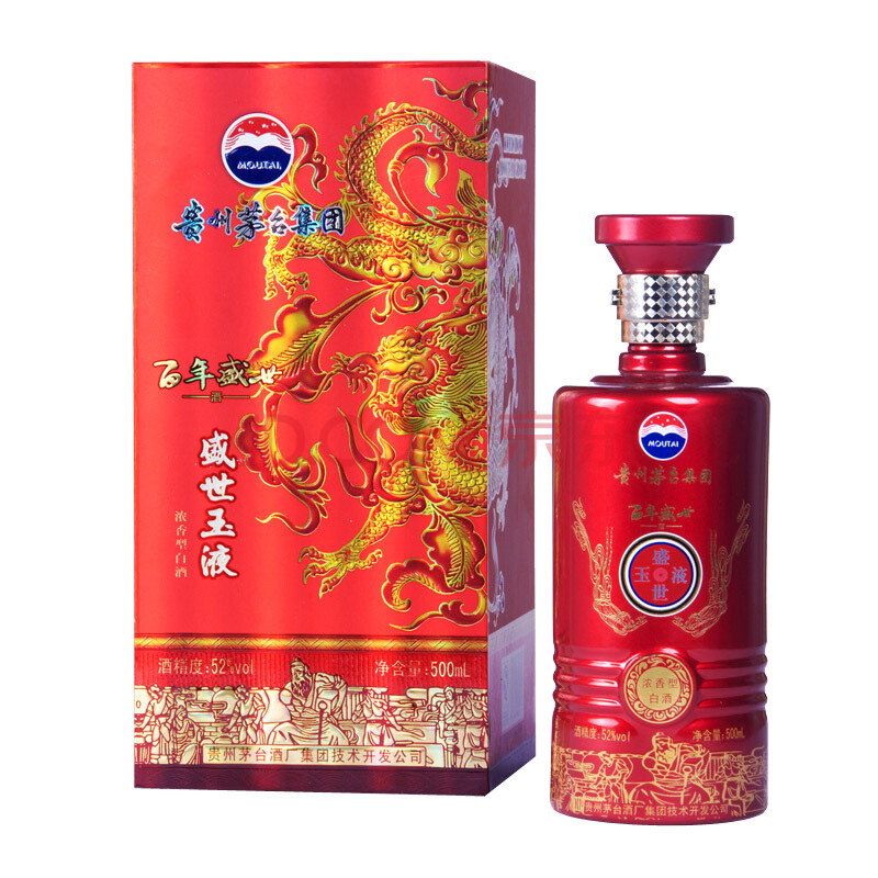 茅台集团百年盛世(盛世玉液)52度 500ml