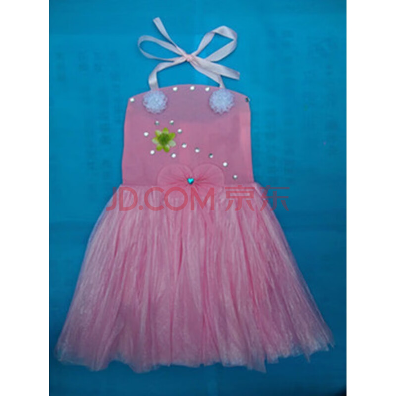 儿童环保服装亲子装幼儿园走秀表演服装女手工制作塑料袋废旧材料