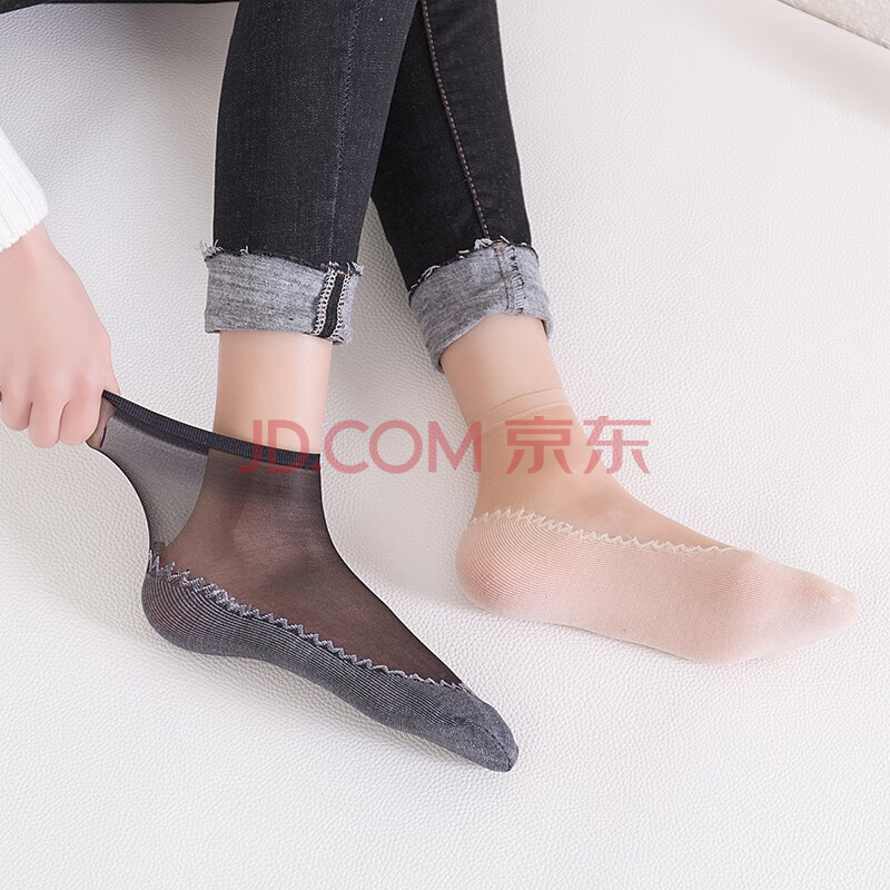 防滑棉底薄款丝袜春夏女士天鹅绒短袜女耐穿舒适防臭脚防滑透气女丝袜