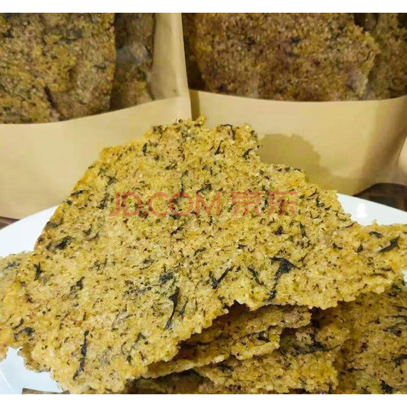 5折安徽大别山霍山蒿子锅巴手工农家锅巴咸肉粑粑地方特产小吃250g袋